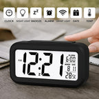Lumix Digital Alarm Clock + Free Mobile Charging Stand
