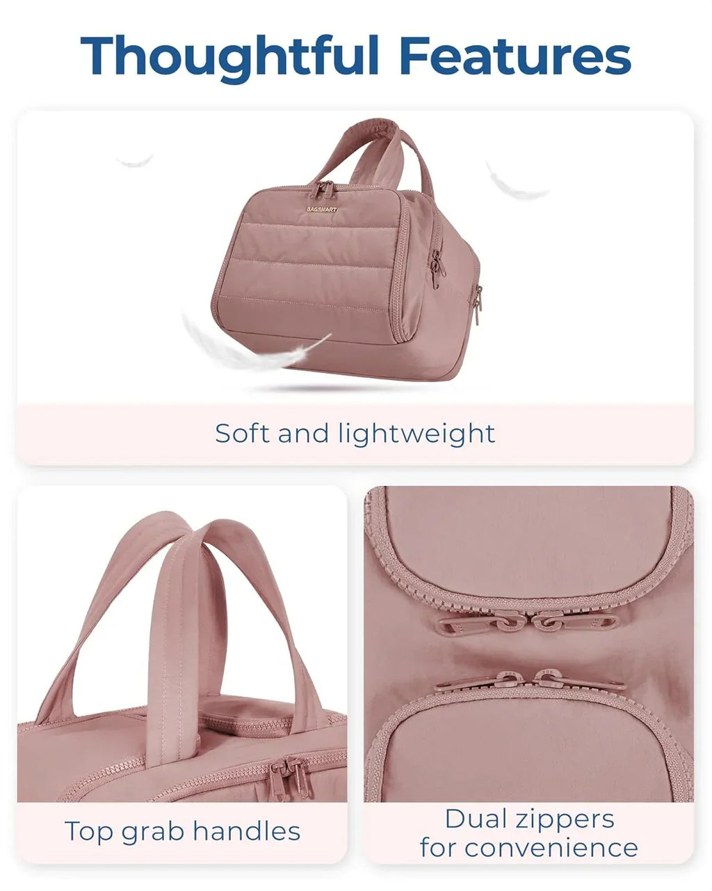 All in 1 Multipurpose Organiser Bag (Pink)