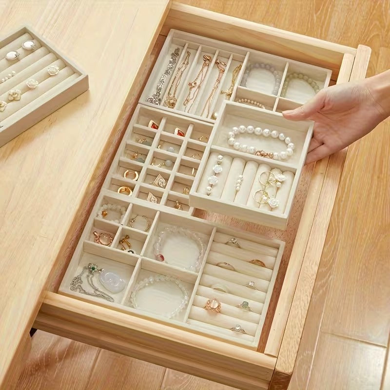 Velvet Jewel organiser Box(Set of 4)